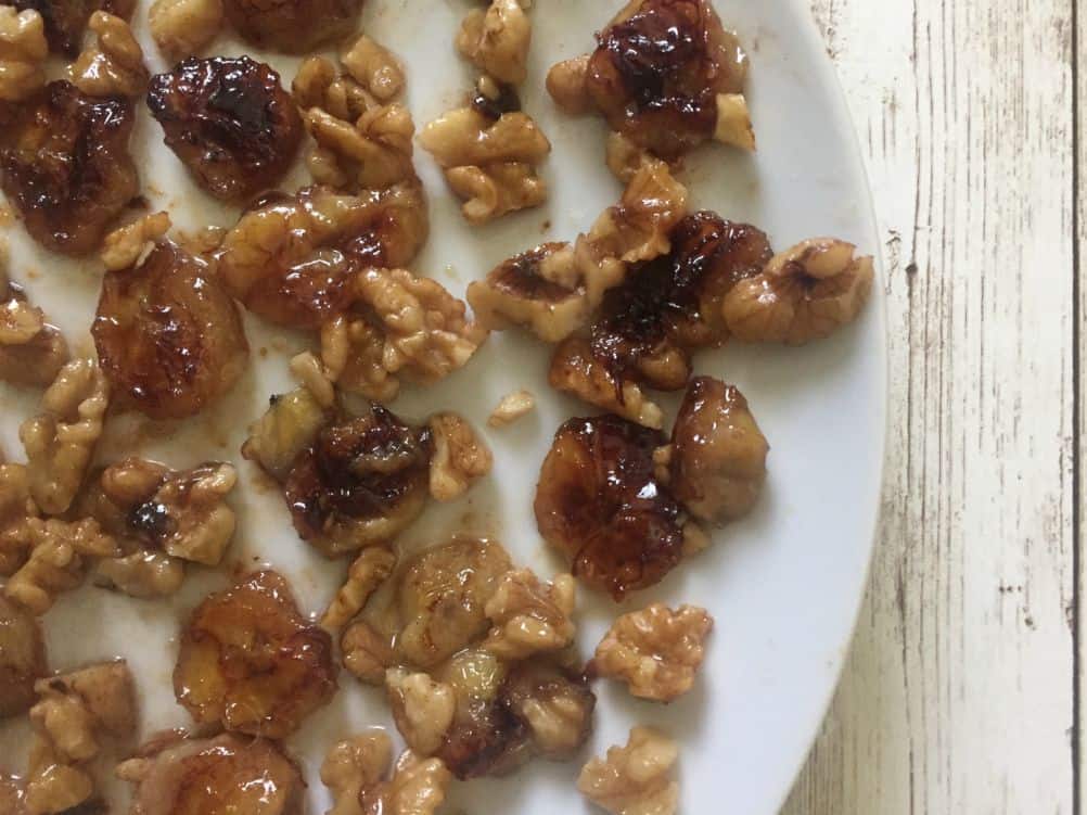 Caramelized Bananas with Walnuts and Maple Syrup - The Scramble