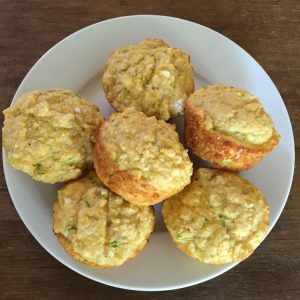 Savory Zucchini Corn Muffins