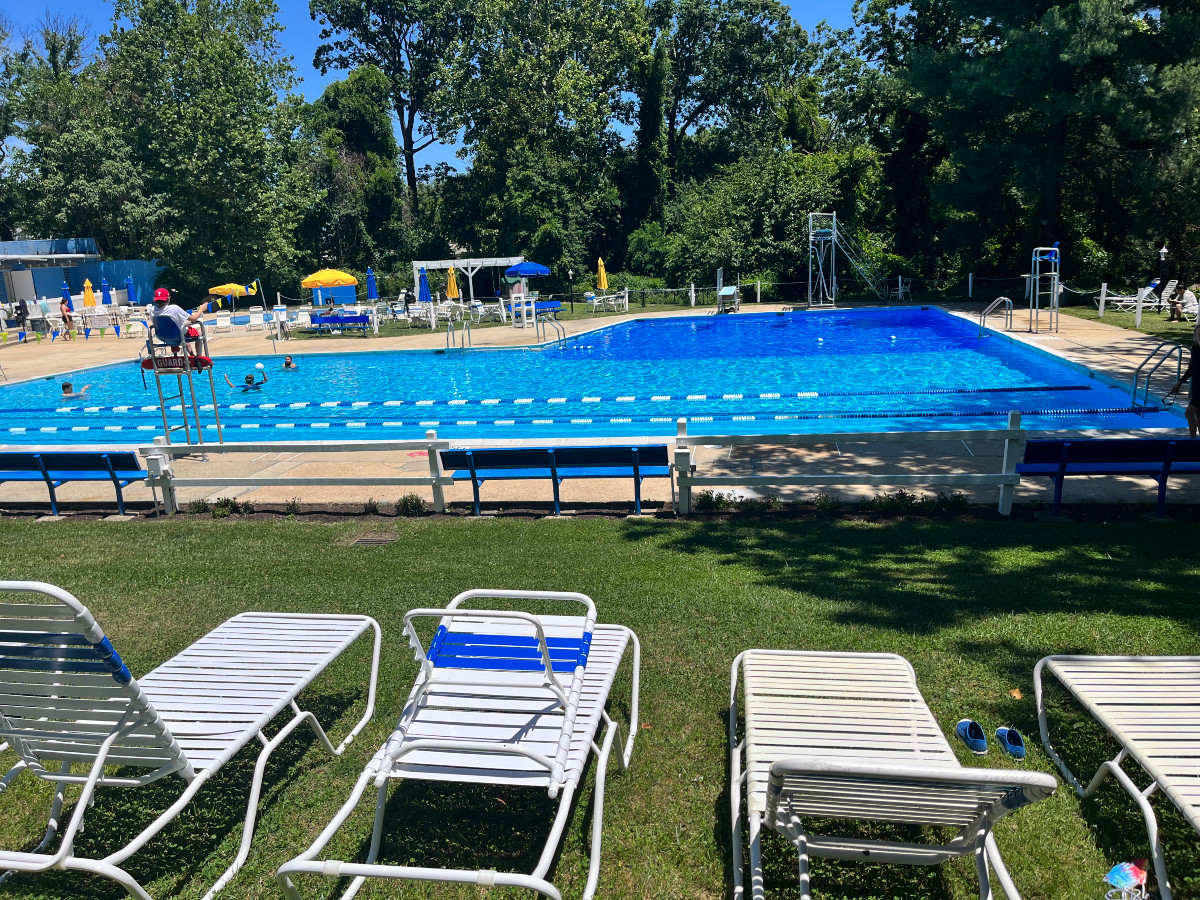pool view: healthy summer desserts
