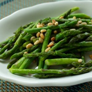 Asparagus with Pine Nuts