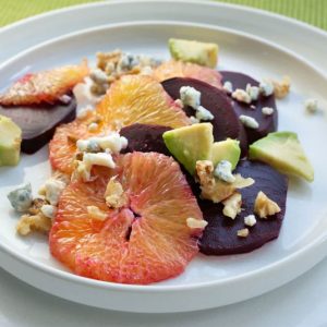 Beet, Orange, and Avocado Salad