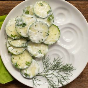 Creamy Cucumber Salad