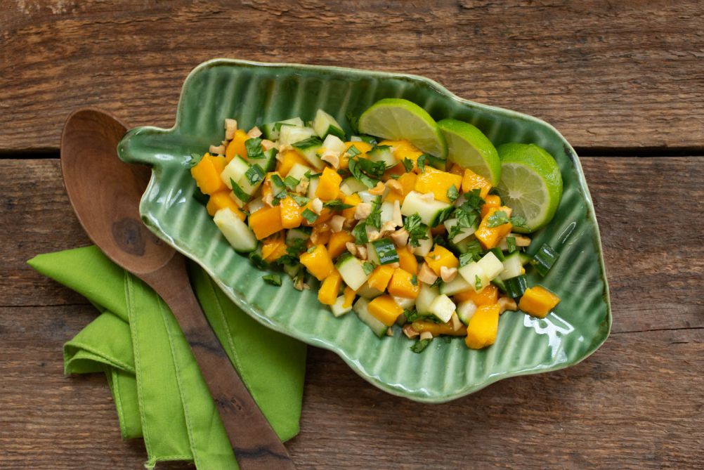 Mango, Cucumber, and Lime Salad