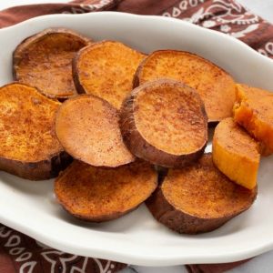 Roasted Sweet Potato Slices