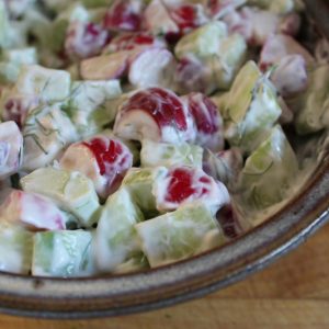 Russian Radish and Cucumber Salad