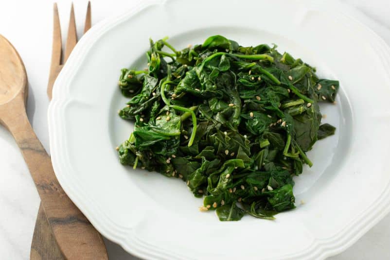 Sesame Soy Spinach