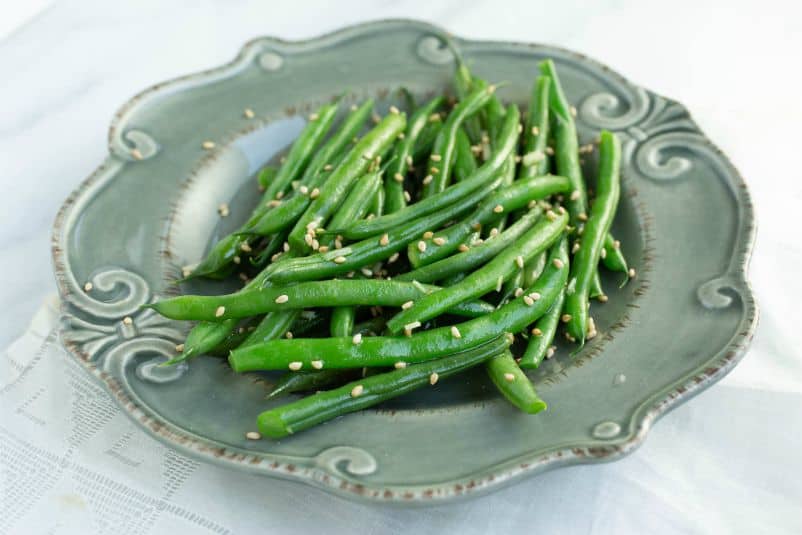 Green Beans with Sesame Soy Ginger Sauce The Scramble