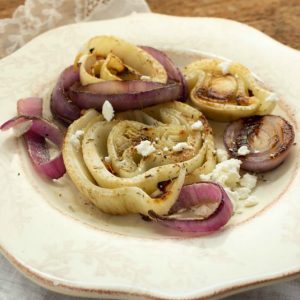 Grilled Fennel and Red Onion Salad