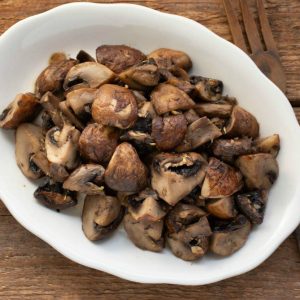 Sauteed Cremini Mushrooms with Garlic