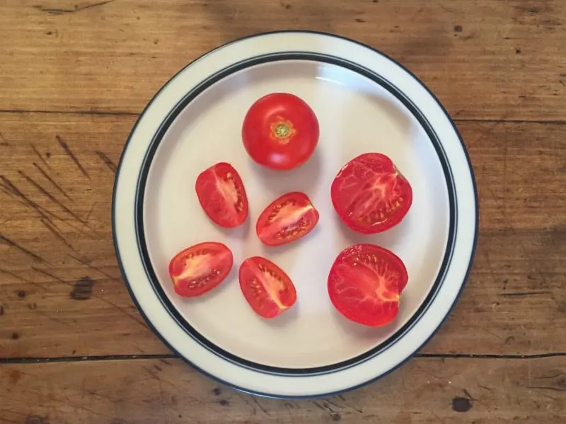 Tomatoes fractions