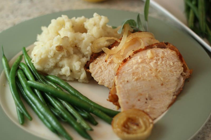 Turkey Bread with Onions and Sage