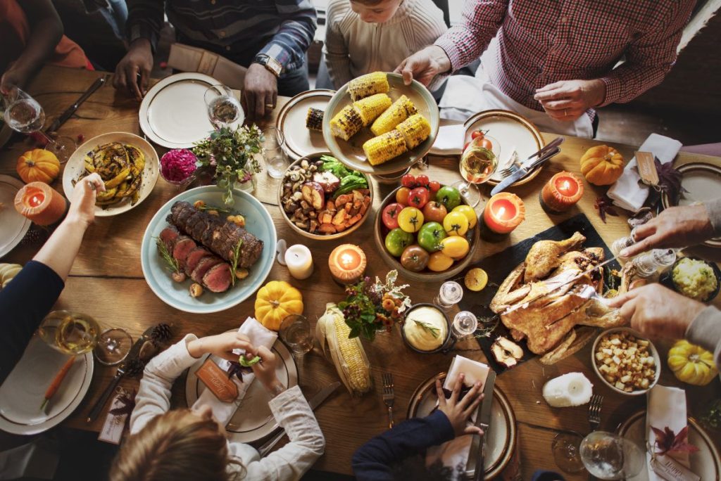 holiday family dinner: cooking for the holidays