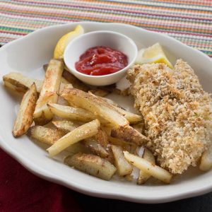 Crispy Baked Fish and Chips