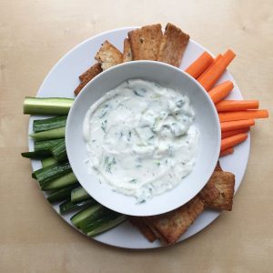 Tzatziki (yogurt and cucumber sauce)