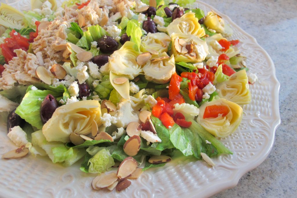 Mediterranean Sunset Salad: Homemade Salad Dressing