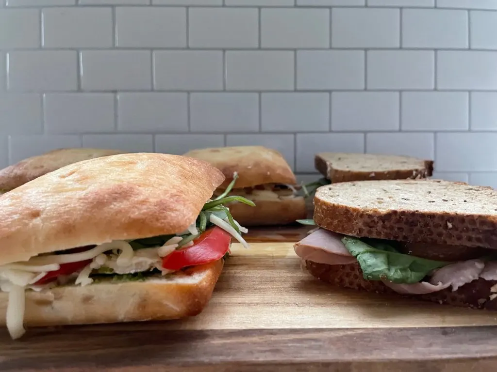Grilled Cheese Sandwiches Before Grilling