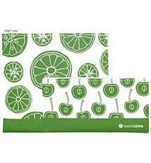Lunchskins 2 pack fruit zippered bag set