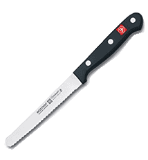 Wustof gourmet 5-inch serrated utility knife