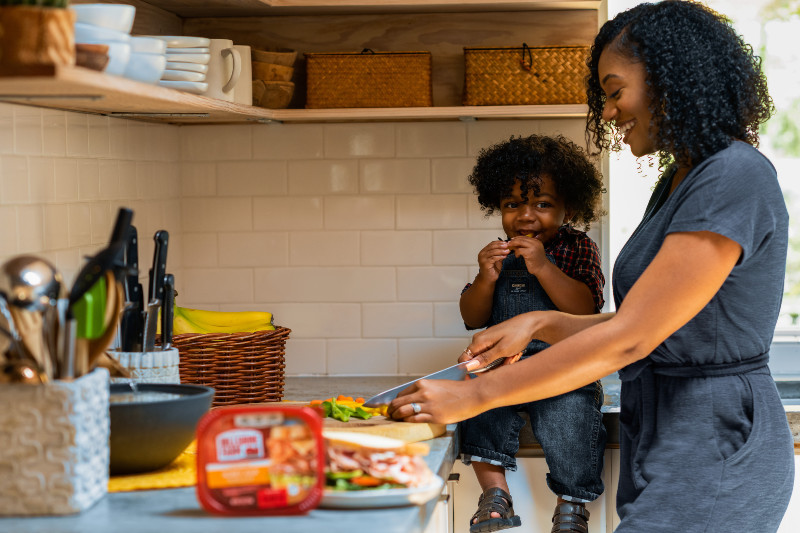How to Cook with Kids Underfoot