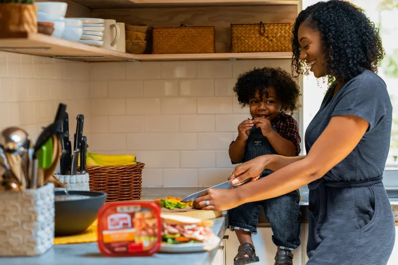 How to Cook with Kids Underfoot