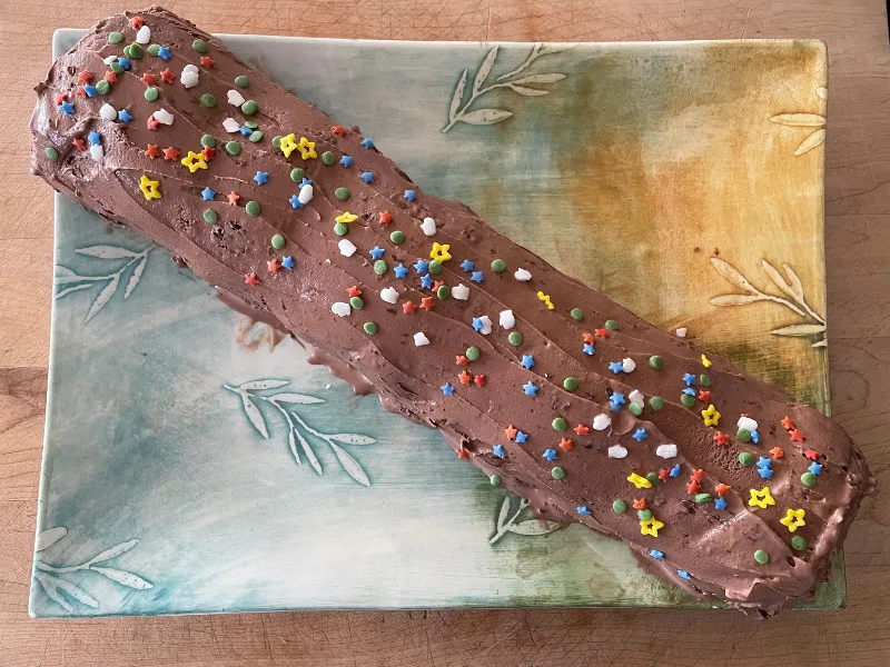 Chocolate Swiss Roll Cake - Catherine Zhang