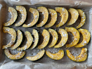 Seasoned Acorn Squash Slices