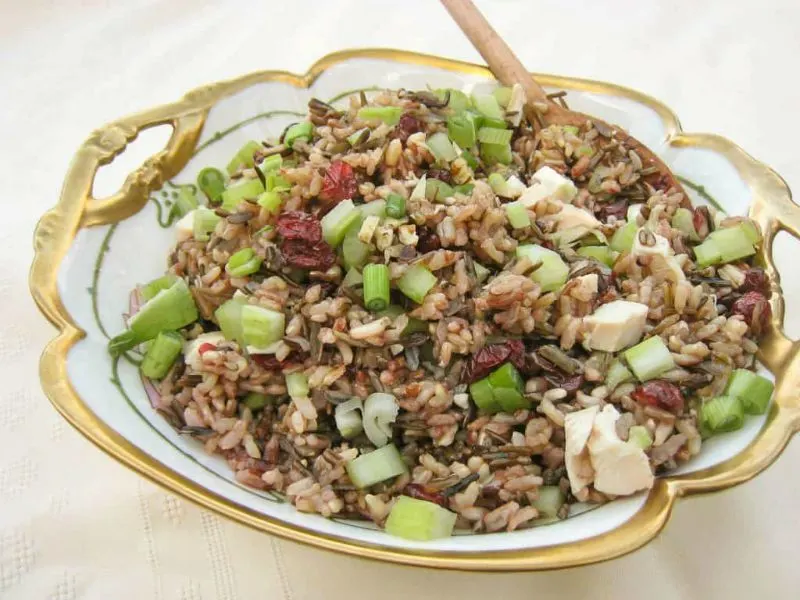 grain salads are a great way to repurpose leftovers