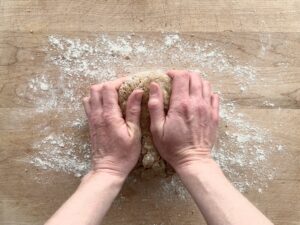 kneading dough