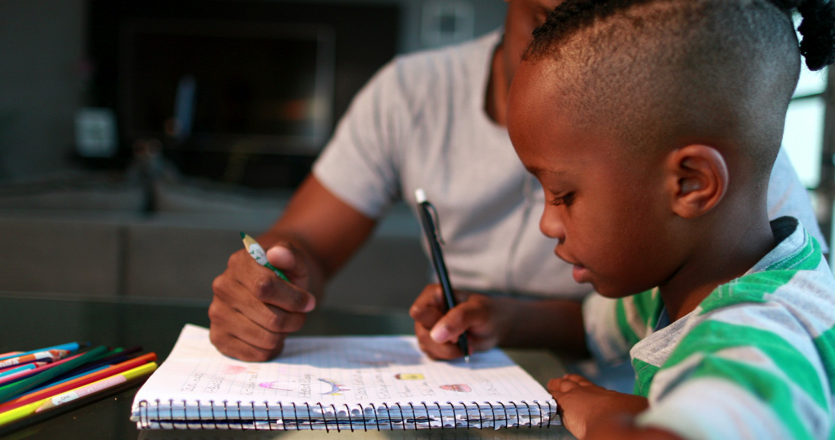 kid doing homework/needing attention can make dinner prep challenging