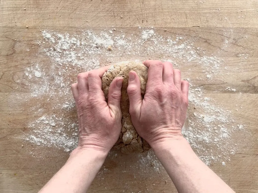 kneading dough can make a wonderful moment of mindfulness