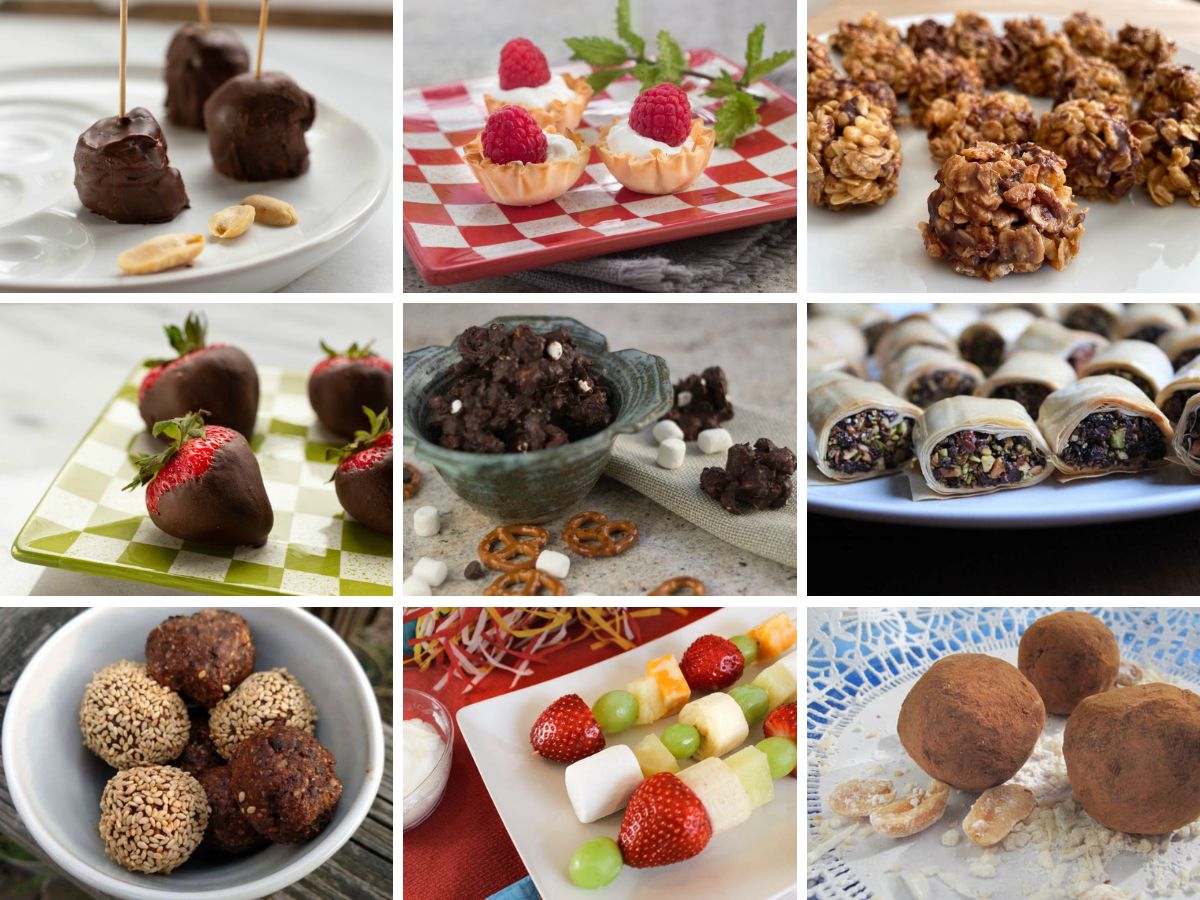 9 mini-desserts