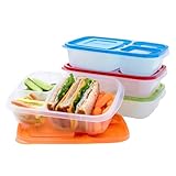 Easy Lunchboxes 2-Compartment Bento Box